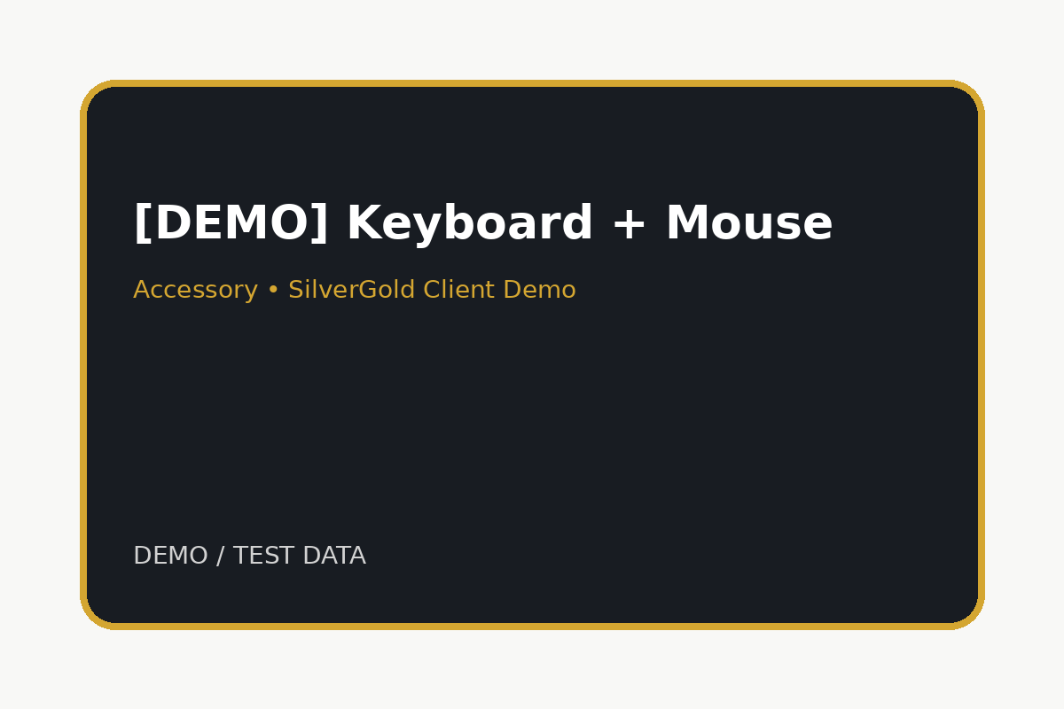 [DEMO] Wireless Keyboard & Mouse